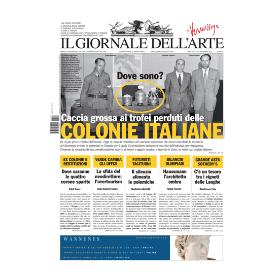Immagine di Settembre 2024 n.453 IL GIORNALE DELL'ARTE