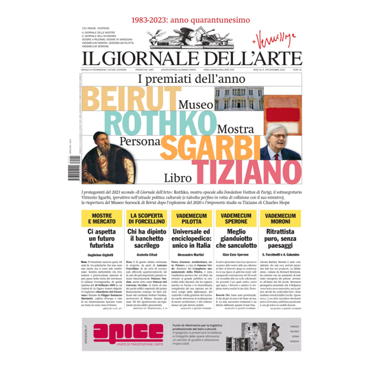 Immagine di Dicembre 2023 n.445 IL GIORNALE DELL'ARTE