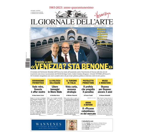 Immagine di Ottobre 2023 n.443 IL GIORNALE DELL'ARTE