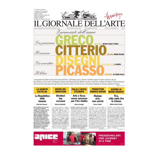 Immagine di Dicembre 2024 n.456 IL GIORNALE DELL'ARTE