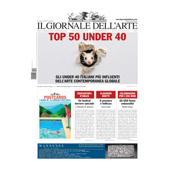 Immagine di Luglio/Agosto 2026 n.474 IL GIORNALE DELL'ARTE